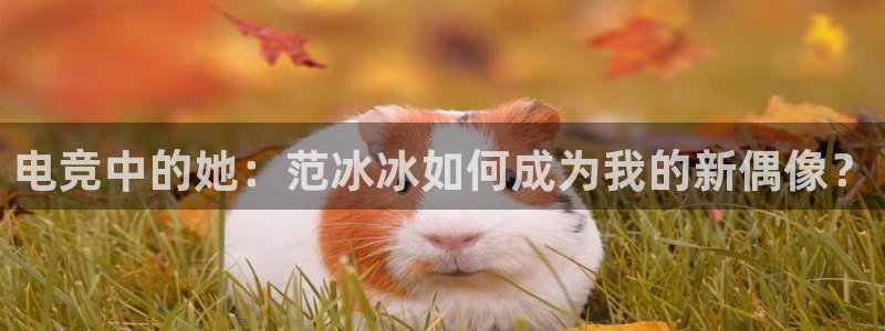 乐鱼电竞：电竞中的她：范冰冰如何成为我的新偶像？